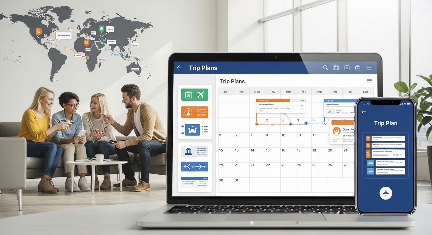 Tạo lịch trình du lịch online - Tiện ích cho chuyến đi hoàn hảo