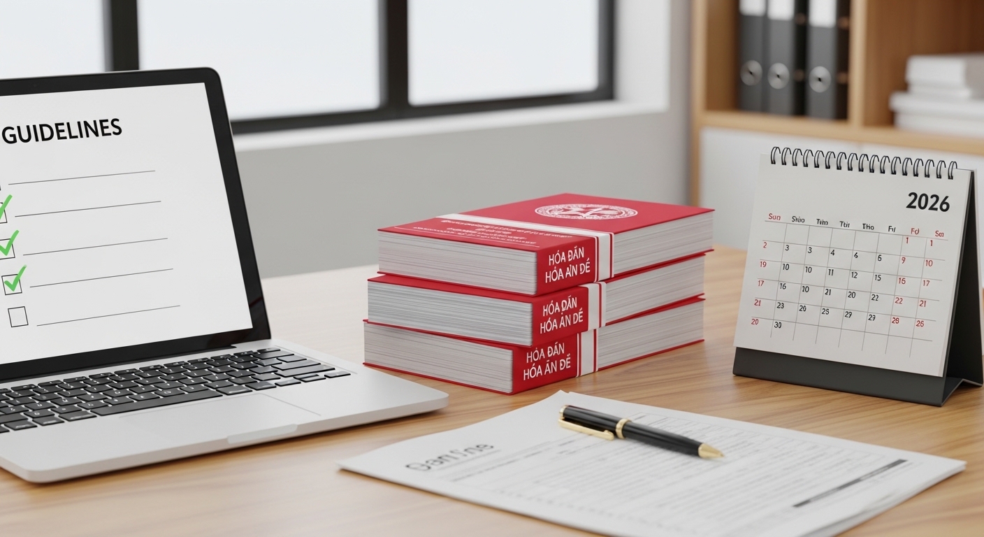 Xuất Hóa Đơn Đỏ Hợp Pháp: Hướng Dẫn Chi Tiết A-Z (Cập Nhật 2026)