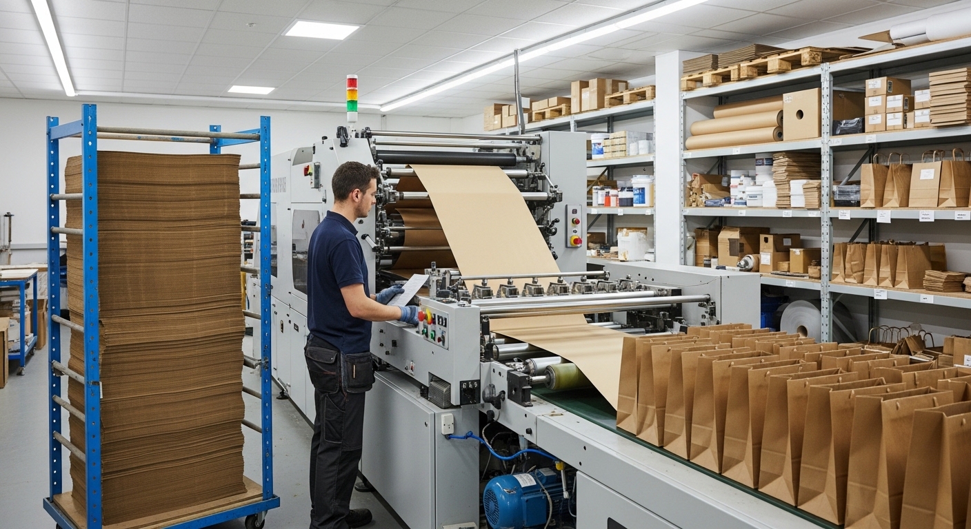 Tìm hiểu quy trình in túi giấy tại Xưởng In 4K