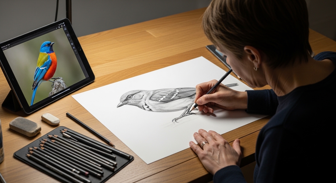 Hướng Dẫn Vẽ Chim Chuyên Nghiệp Từ Birddrawing.com - Cách Tạo Nên Những Tác Phẩm Nghệ Thuật Đáng Nhớ