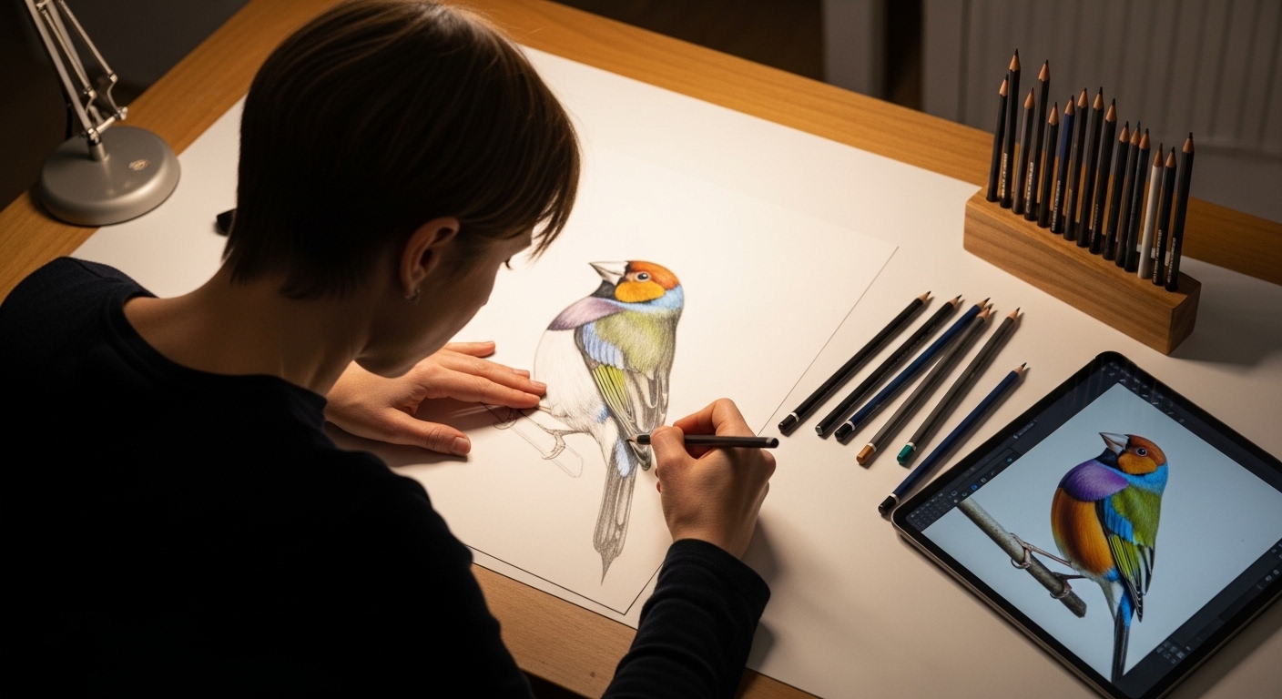 Hướng Dẫn Vẽ Chim Chuyên Nghiệp Từ Birddrawing.com - Cách Tạo Nên Những Tác Phẩm Nghệ Thuật Đáng Nhớ