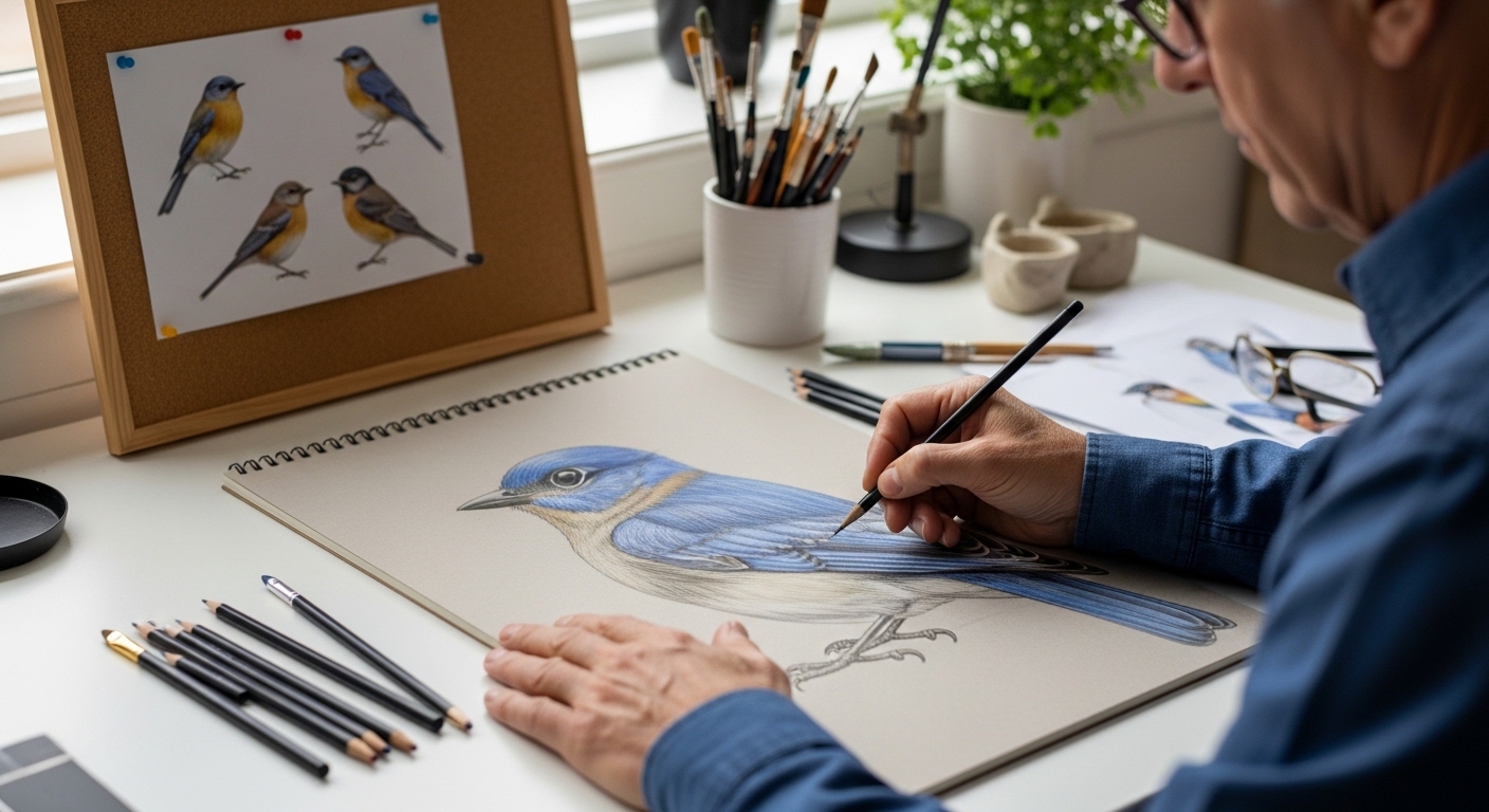 Khám Phá Nghệ Thuật Vẽ Chim Chuyên Nghiệp Tại Https//birddrawing.com/