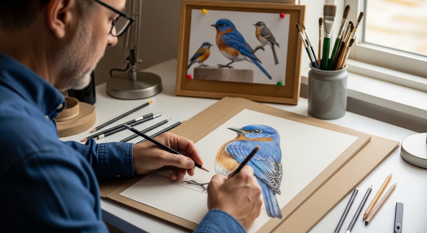 Khám Phá Nghệ Thuật Vẽ Chim Chuyên Nghiệp Tại Https//birddrawing.com/