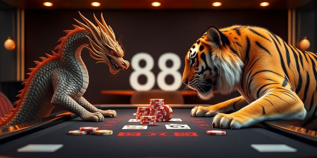 Rồng Hổ - Trải Nghiệm Th&uacute; Vị Từ Game Đ&aacute;nh B&agrave;i Tr&ecirc;n Nền Tảng Five88