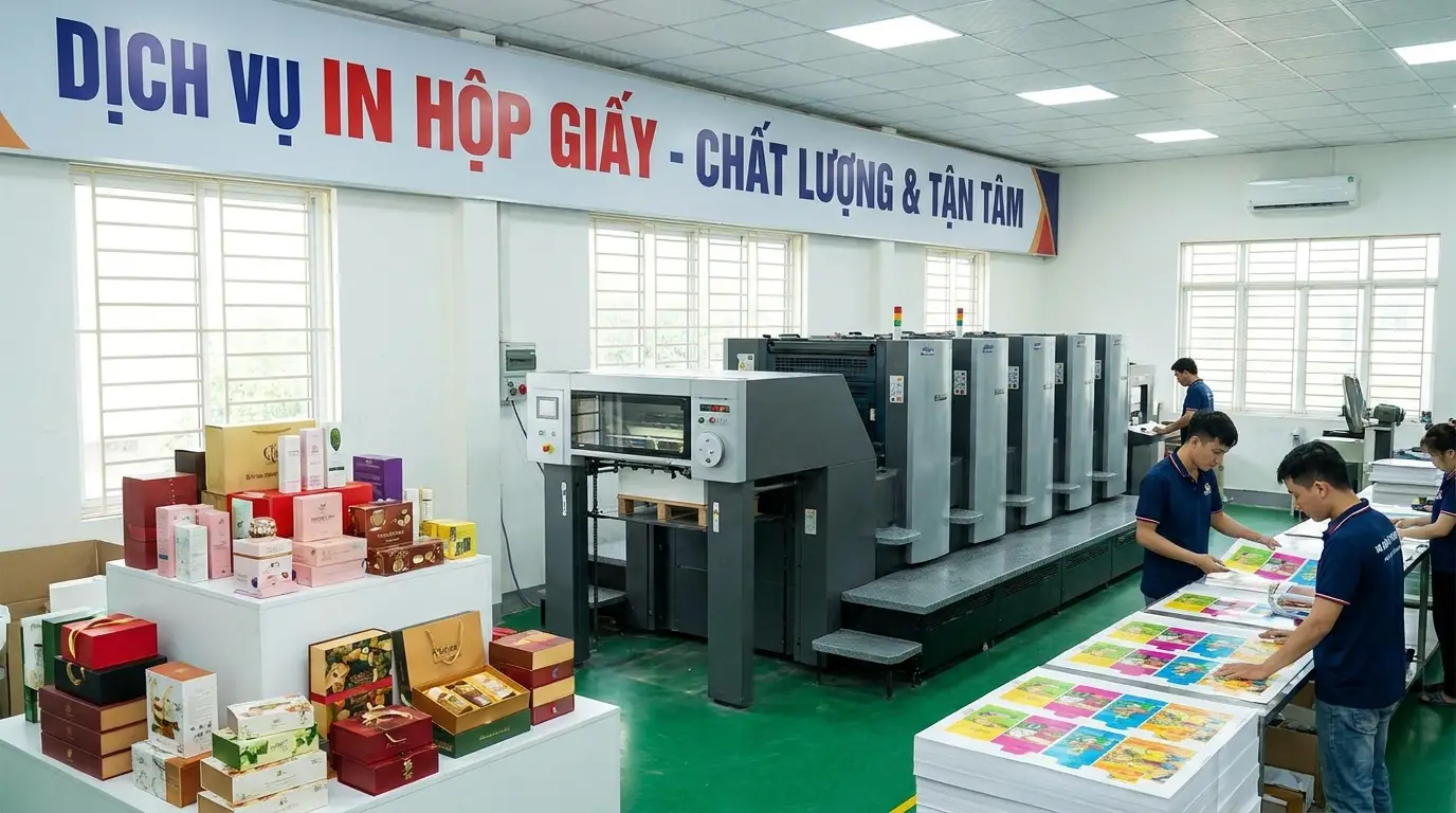 Dịch Vụ In Hộp Giấy Nhanh Chóng