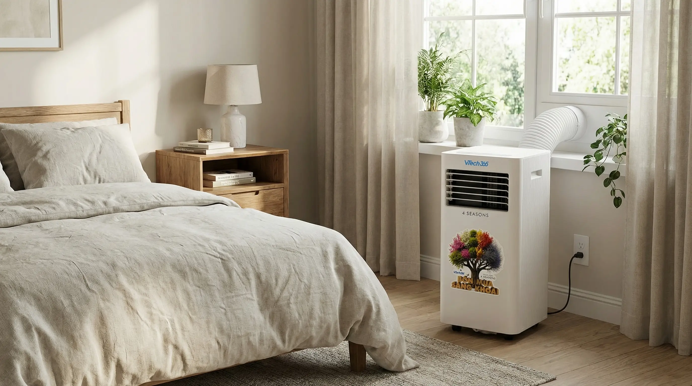 Điều hòa di động dễ dàng lắp đặt