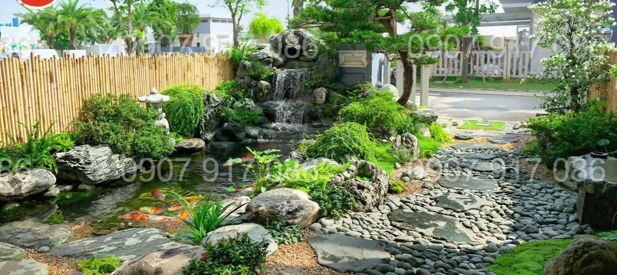 Thi công hồ cá koi giá rẻ - Tạo dựng không gian sống xanh đẹp mắt